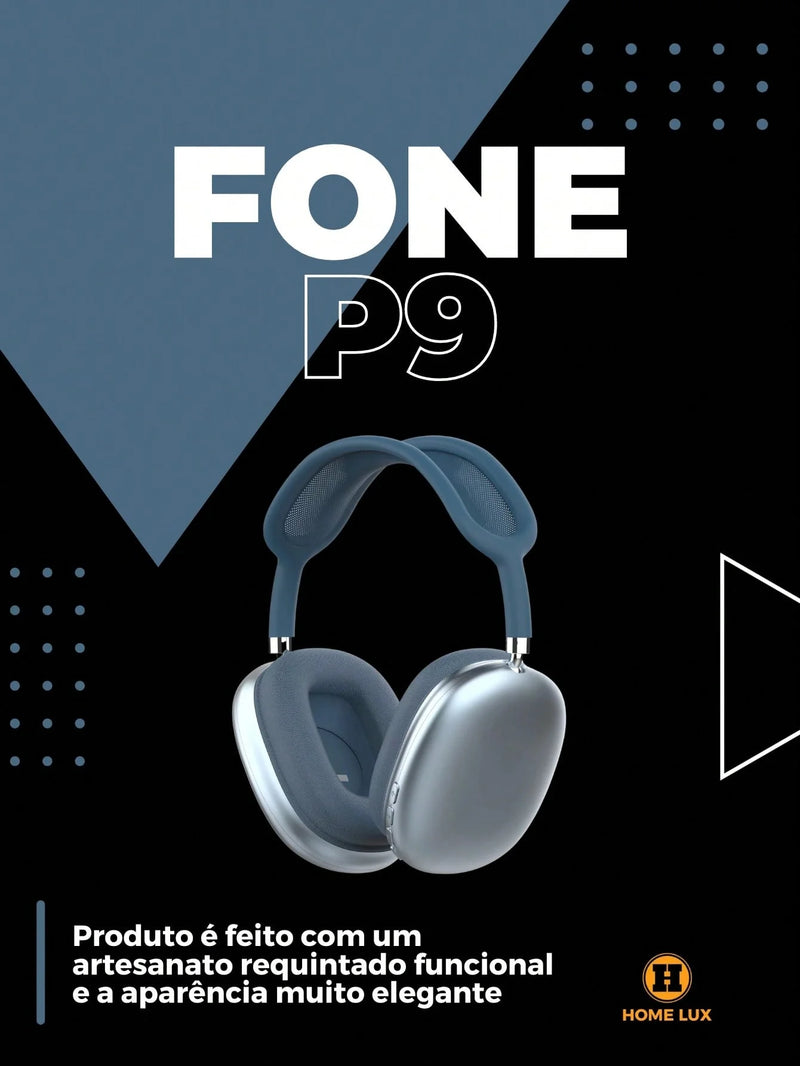 Fone De Ouvido Sem Fio Extra Bass P9 Air Top Max