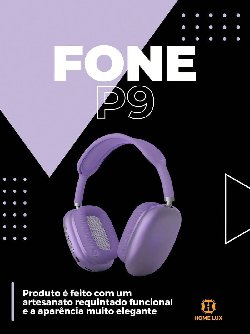 Fone De Ouvido Sem Fio Extra Bass P9 Air Top Max
