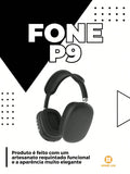Fone De Ouvido Sem Fio Extra Bass P9 Air Top Max