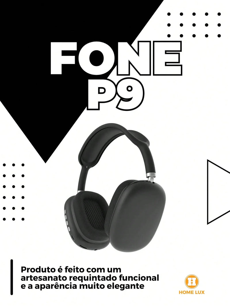 Fone De Ouvido Sem Fio Extra Bass P9 Air Top Max