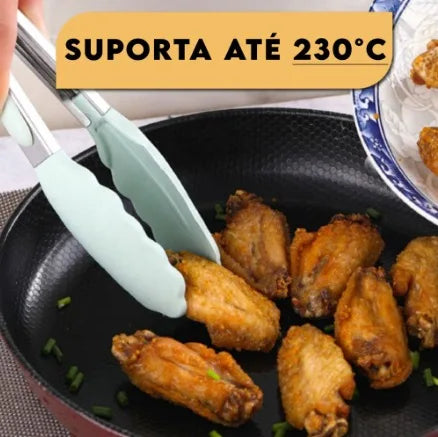 Kit Colher de Silicone Para Cozinha