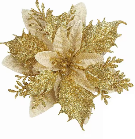 Flores de Natal Glitter