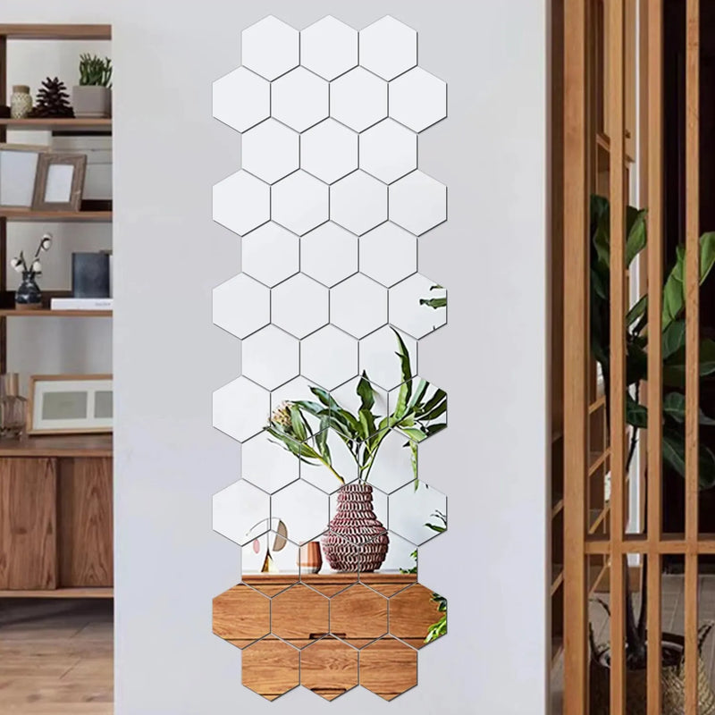 Espelho Adesivo Hexagonal