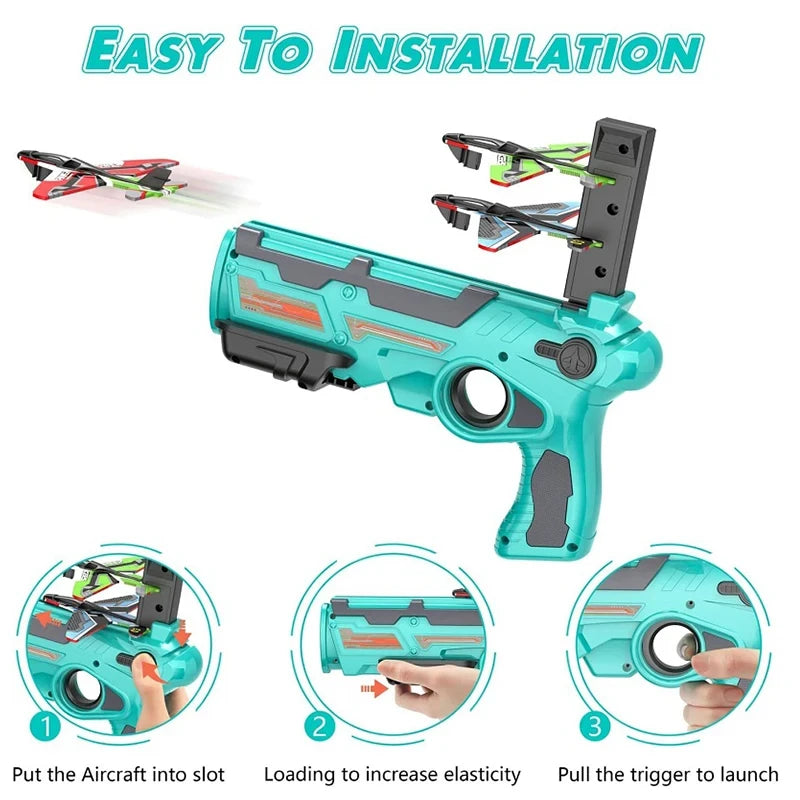 Lançador de Aviões de Brinquedo