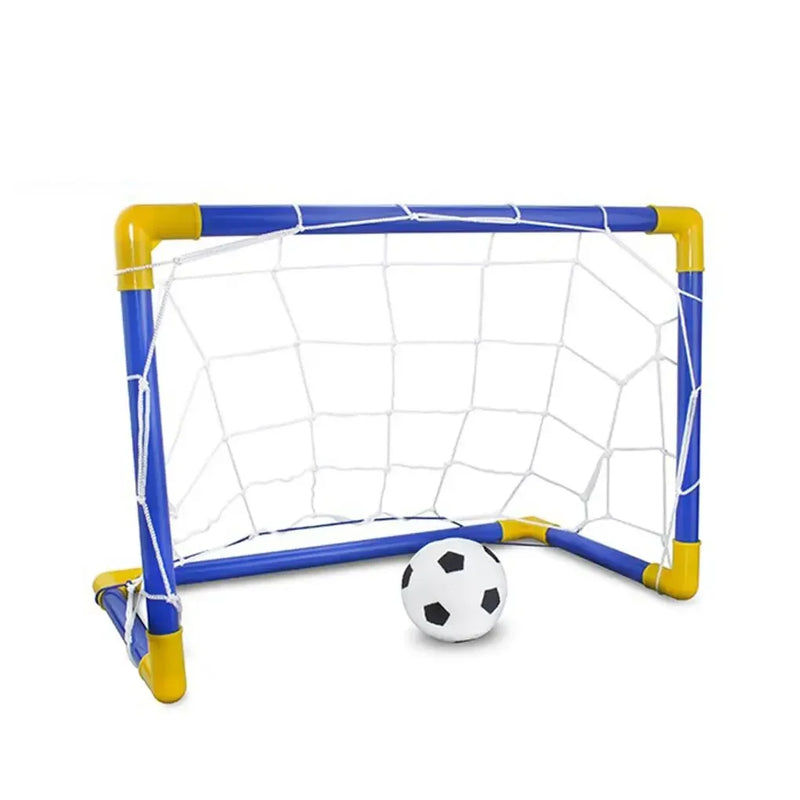 Mini Futebol Plástico Removível Poste de Gol Rede Conjunto de Alta Resistência