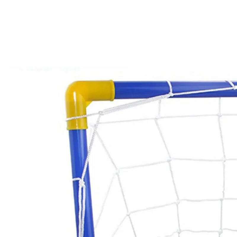 Mini Futebol Plástico Removível Poste de Gol Rede Conjunto de Alta Resistência